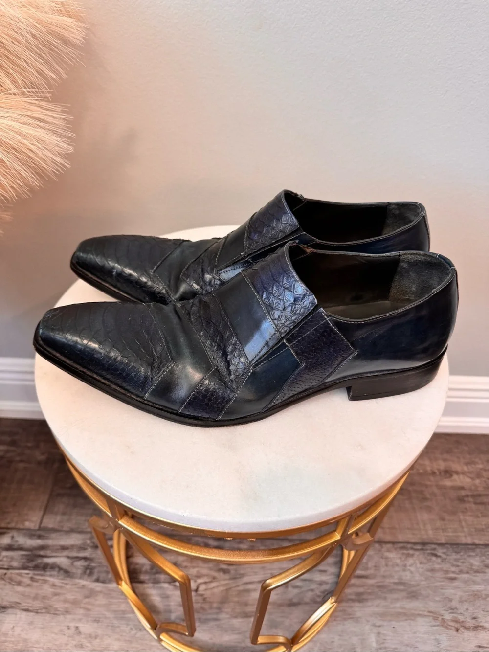 Jo Ghost handmade Italian Slip-On Leather Dress Oxford